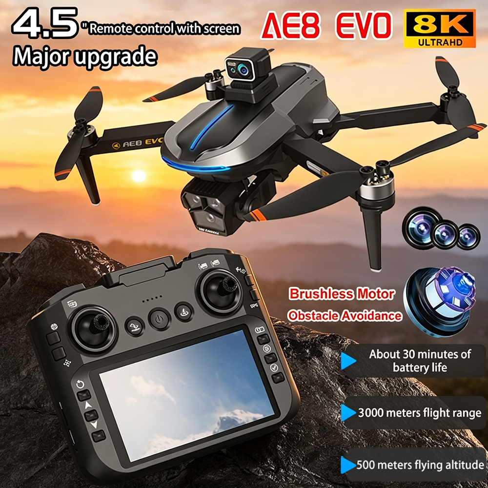 AE8 EVO Drone 4K Professional  - Drone Lidar incelemesi ve fiyatı