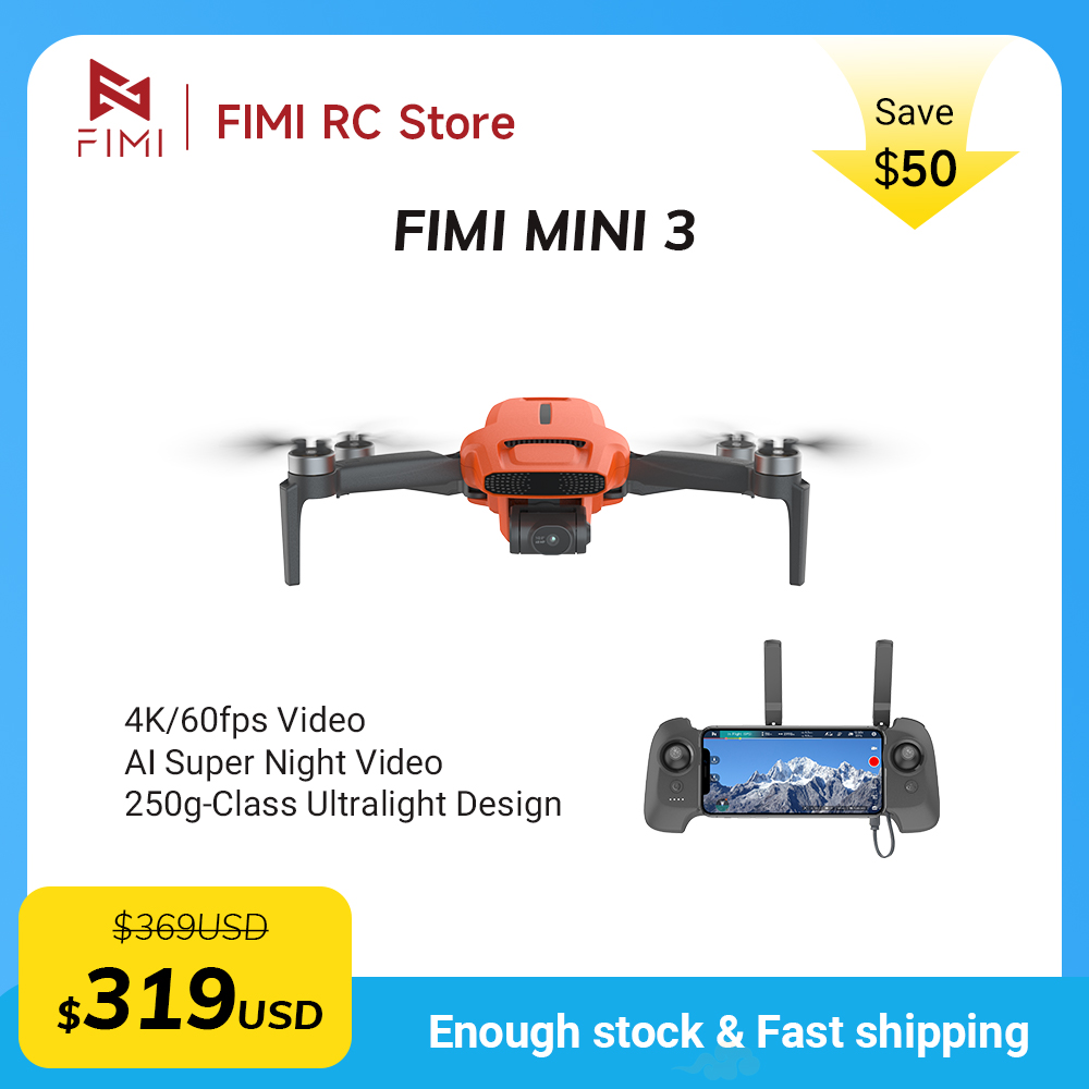 FIMI MINI 3 Camere drone 4K 60 - Drone Video Production incelemesi ve fiyatı
