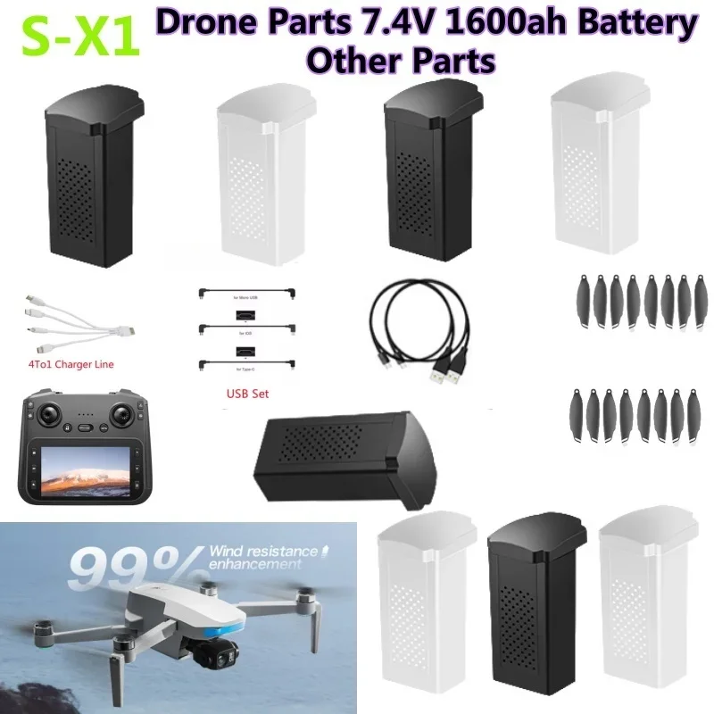 S-X1 MAX GPS Drone Battery 7.4 - Drone Mapping incelemesi ve fiyatı